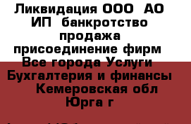 Ликвидация ООО, АО, ИП, банкротство, продажа, присоединение фирм - Все города Услуги » Бухгалтерия и финансы   . Кемеровская обл.,Юрга г.